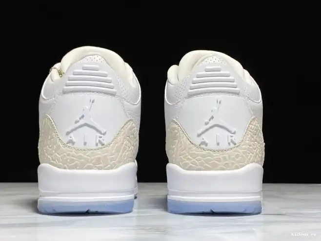 Cheap MAX Retro Air White Triple Jordan 3 136064-111 0606